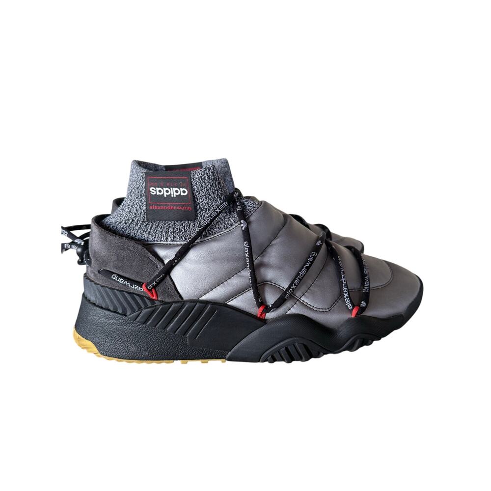 Adidas x Alexander Wang AW Puff Trainer Sneakers Silver Black Men’s 9.5 - Picture 3 of 5